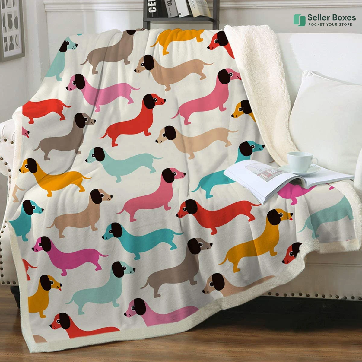 Premium Fleece Blanket — print-on-demand product photo